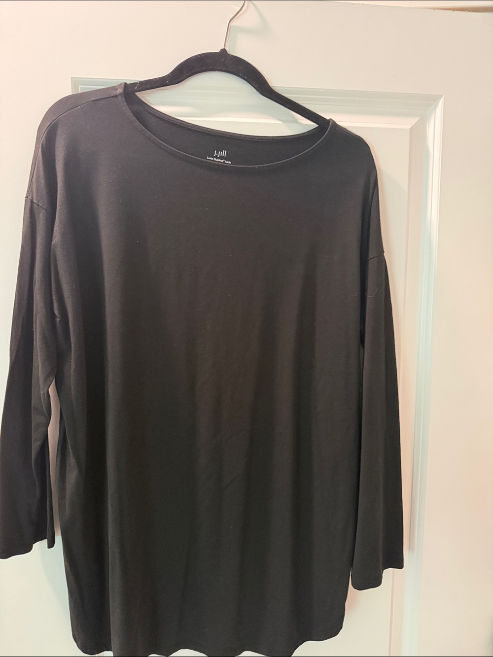 J. Jill Black Luxe Supima Tunic